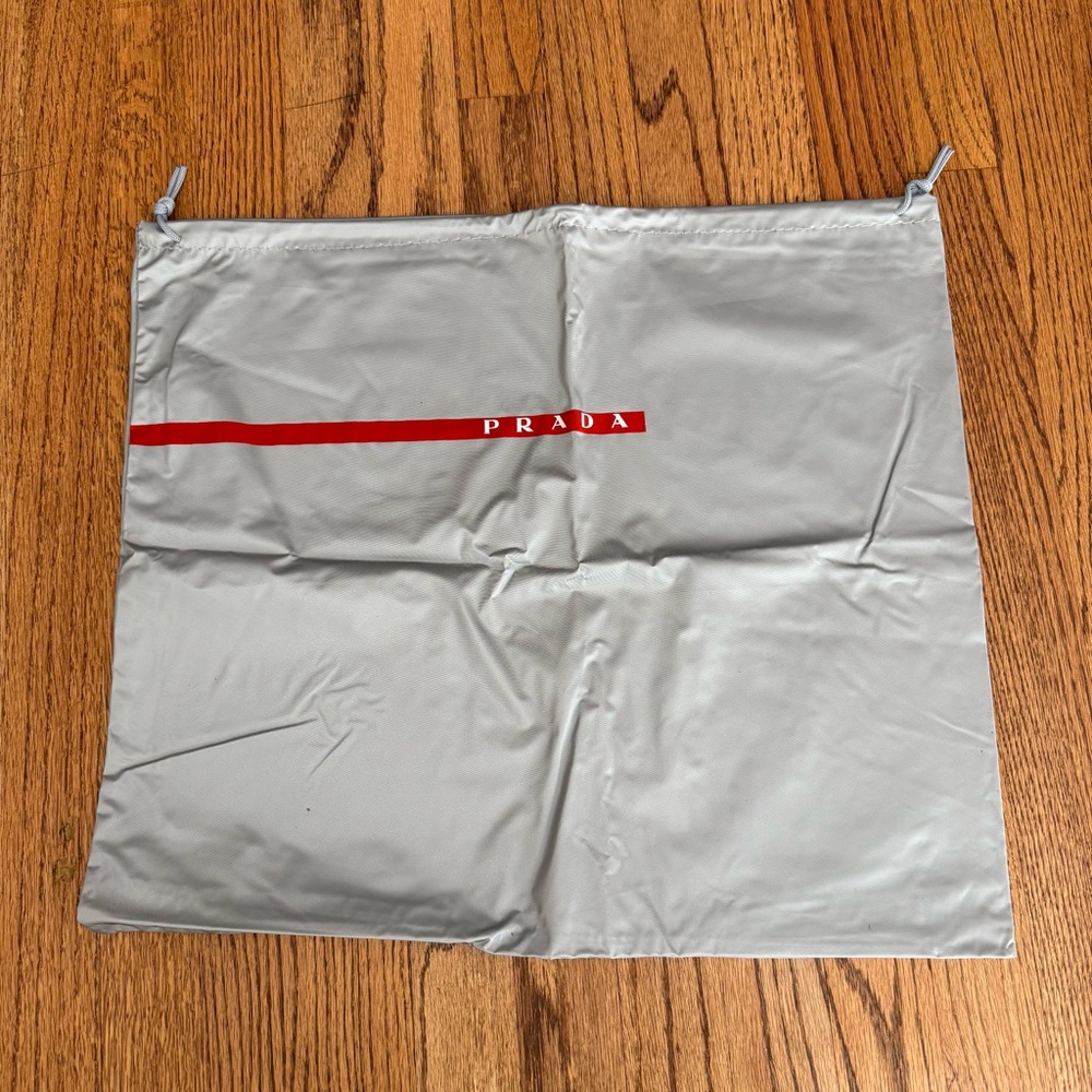 Prada Sport Large Silver Drawstring Bag - image 8